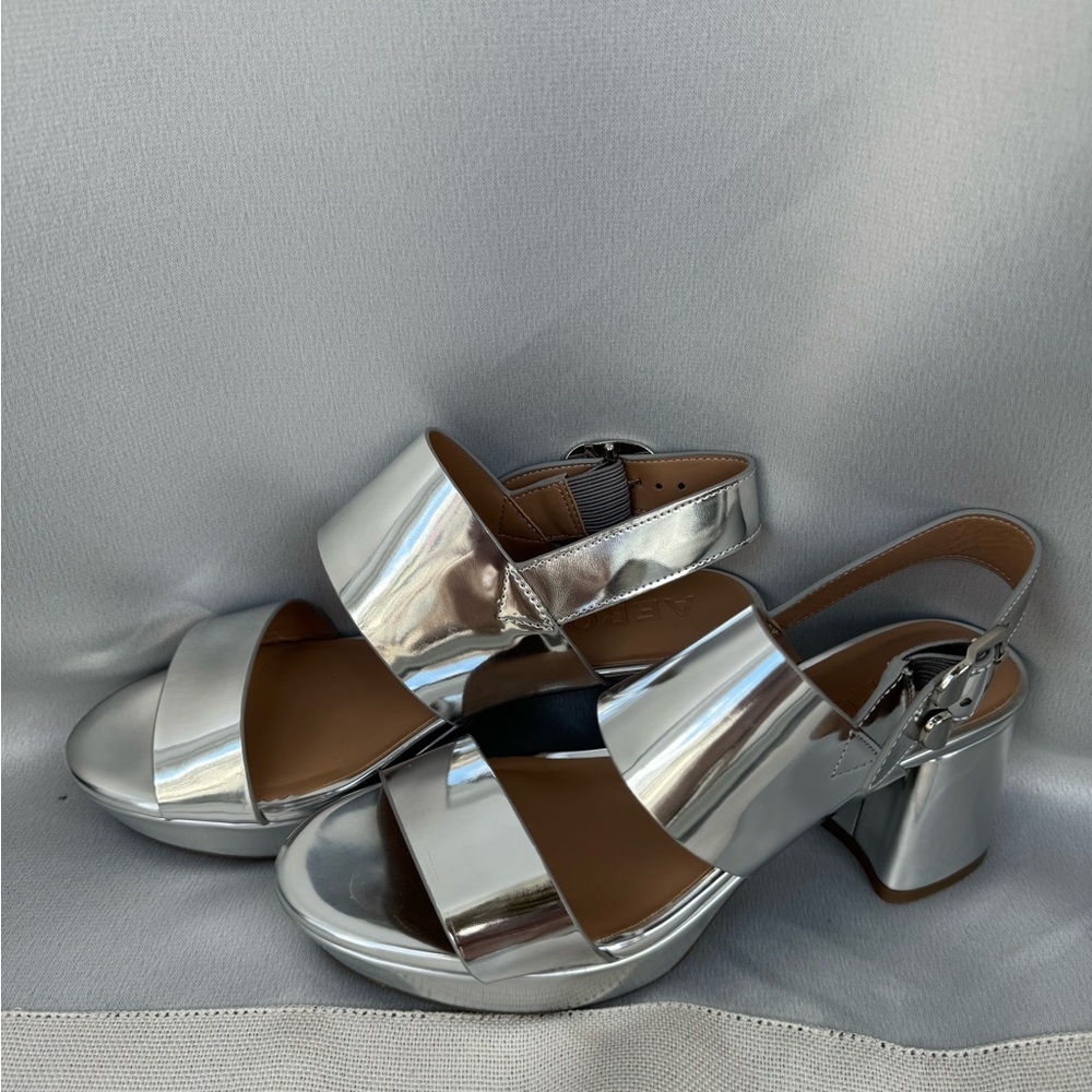 Aerosoles Camera Silver Metallic